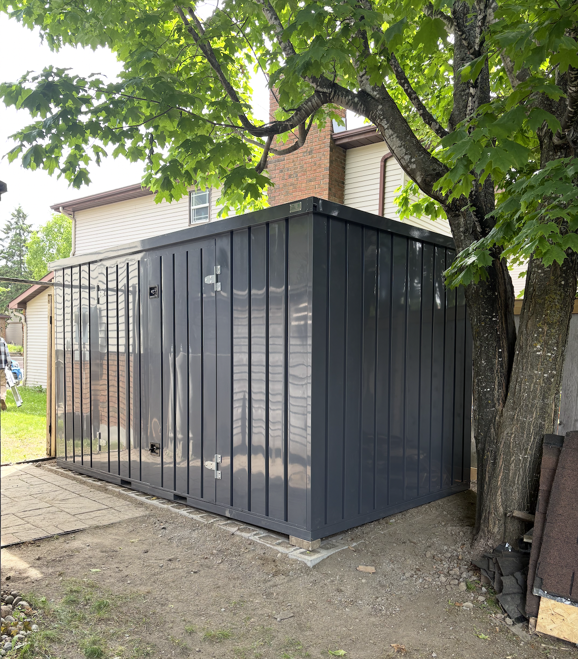 Flatbox container retail unit